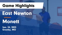East Newton  vs Monett  Game Highlights - Jan. 24, 2023