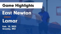 East Newton  vs Lamar  Game Highlights - Feb. 10, 2023