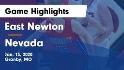 East Newton  vs Nevada  Game Highlights - Jan. 13, 2020