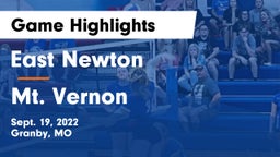 East Newton  vs Mt. Vernon  Game Highlights - Sept. 19, 2022