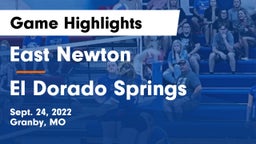 East Newton  vs El Dorado Springs  Game Highlights - Sept. 24, 2022