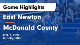 East Newton  vs McDonald County  Game Highlights - Oct. 6, 2022