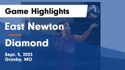 East Newton  vs Diamond  Game Highlights - Sept. 5, 2023