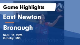 East Newton  vs Bronaugh  Game Highlights - Sept. 16, 2023