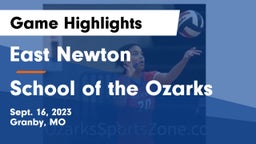 East Newton  vs School of the Ozarks Game Highlights - Sept. 16, 2023