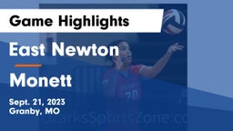 East Newton  vs Monett  Game Highlights - Sept. 21, 2023