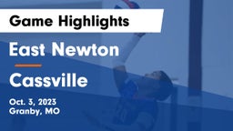 East Newton  vs Cassville  Game Highlights - Oct. 3, 2023