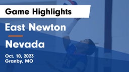 East Newton  vs Nevada  Game Highlights - Oct. 10, 2023