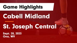 Cabell Midland  vs St. Joseph Central  Game Highlights - Sept. 28, 2023