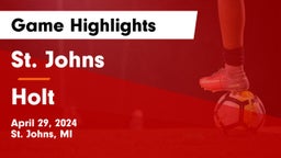 St. Johns  vs Holt  Game Highlights - April 29, 2024