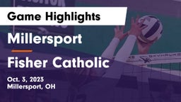 Millersport  vs Fisher Catholic  Game Highlights - Oct. 3, 2023