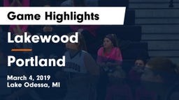 Lakewood  vs Portland  Game Highlights - March 4, 2019