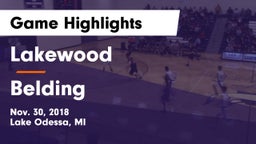 Lakewood  vs Belding  Game Highlights - Nov. 30, 2018