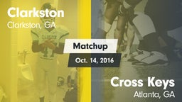 Matchup: Clarkston High vs. Cross Keys  2016
