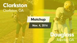 Matchup: Clarkston High vs. Douglass  2016