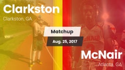 Matchup: Clarkston High vs. McNair  2017