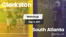 Matchup: Clarkston High vs. South Atlanta  2017