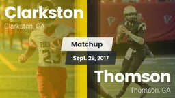 Matchup: Clarkston High vs. Thomson  2017