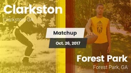 Matchup: Clarkston High vs. Forest Park  2017