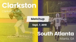 Matchup: Clarkston High vs. South Atlanta  2018