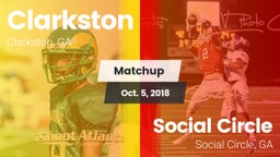 Matchup: Clarkston High vs. Social Circle  2018