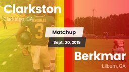 Matchup: Clarkston High vs. Berkmar  2019
