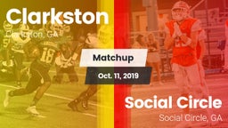 Matchup: Clarkston High vs. Social Circle  2019