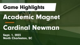 Academic Magnet  vs Cardinal Newman  Game Highlights - Sept. 1, 2023