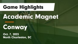 Academic Magnet  vs Conway  Game Highlights - Oct. 7, 2023