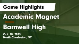 Academic Magnet  vs Barnwell High Game Highlights - Oct. 18, 2023