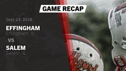 Recap: Effingham  vs. Salem  2016
