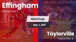 Matchup: Effingham High Schoo vs. Taylorville  2017