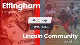 Matchup: Effingham High Schoo vs. Lincoln Community  2017