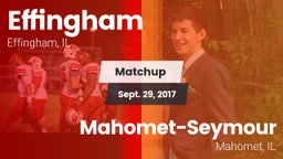 Matchup: Effingham High Schoo vs. Mahomet-Seymour  2017