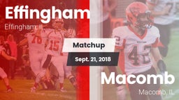 Matchup: Effingham High Schoo vs. Macomb  2018
