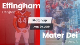 Matchup: Effingham High Schoo vs. Mater Dei  2019