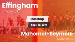 Matchup: Effingham High Schoo vs. Mahomet-Seymour  2019