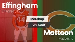 Matchup: Effingham High Schoo vs. Mattoon  2019
