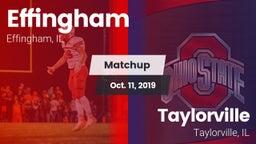 Matchup: Effingham High Schoo vs. Taylorville  2019