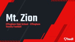Effingham football highlights Mt. Zion