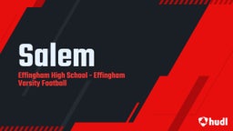 Effingham football highlights Salem