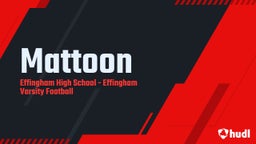 Effingham football highlights Mattoon