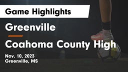 Greenville  vs Coahoma County High Game Highlights - Nov. 10, 2023