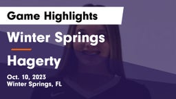 Winter Springs  vs Hagerty  Game Highlights - Oct. 10, 2023