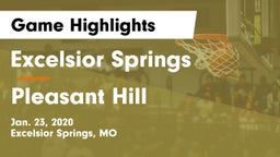 Excelsior Springs  vs Pleasant Hill  Game Highlights - Jan. 23, 2020