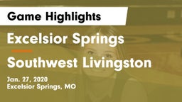 Excelsior Springs  vs Southwest Livingston Game Highlights - Jan. 27, 2020