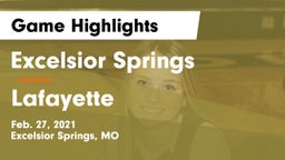 Excelsior Springs  vs Lafayette Game Highlights - Feb. 27, 2021