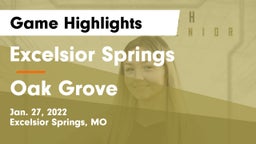Excelsior Springs  vs Oak Grove  Game Highlights - Jan. 27, 2022