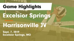 Excelsior Springs  vs Harrisonville  JV Game Highlights - Sept. 7, 2019