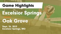 Excelsior Springs  vs Oak Grove  Game Highlights - Sept. 26, 2019